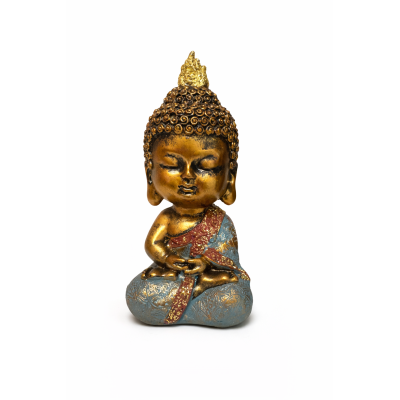 Petit Bouddha Statue Zen 13,5 cm – Décoration Spirituelle, Protection & Sérénité Maison