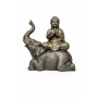 Bouddha sur Éléphant – Statue Protection & Sagesse