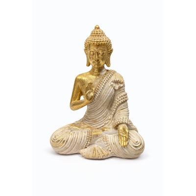 Bouddha Sérénité Dorée – Statue Zen Protection & Paix Intérieure