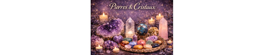 Les pierres et cristaux sont de véritables trésors de la Terre, porteurs d’énergies anciennes et de vibrations subtiles. Utilisés depuis toujours pour la protection, l’harmonisation et le bien-être, ils accompagnent chaque personne selon ses besoins, ses