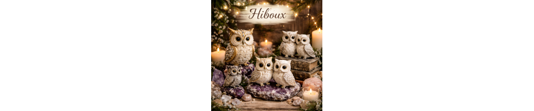 Hiboux Spirituels & Décoration Ésotérique – Sagesse, Protection & Énergie Positive
